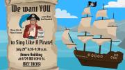Sing Like a Pirate Night Poster